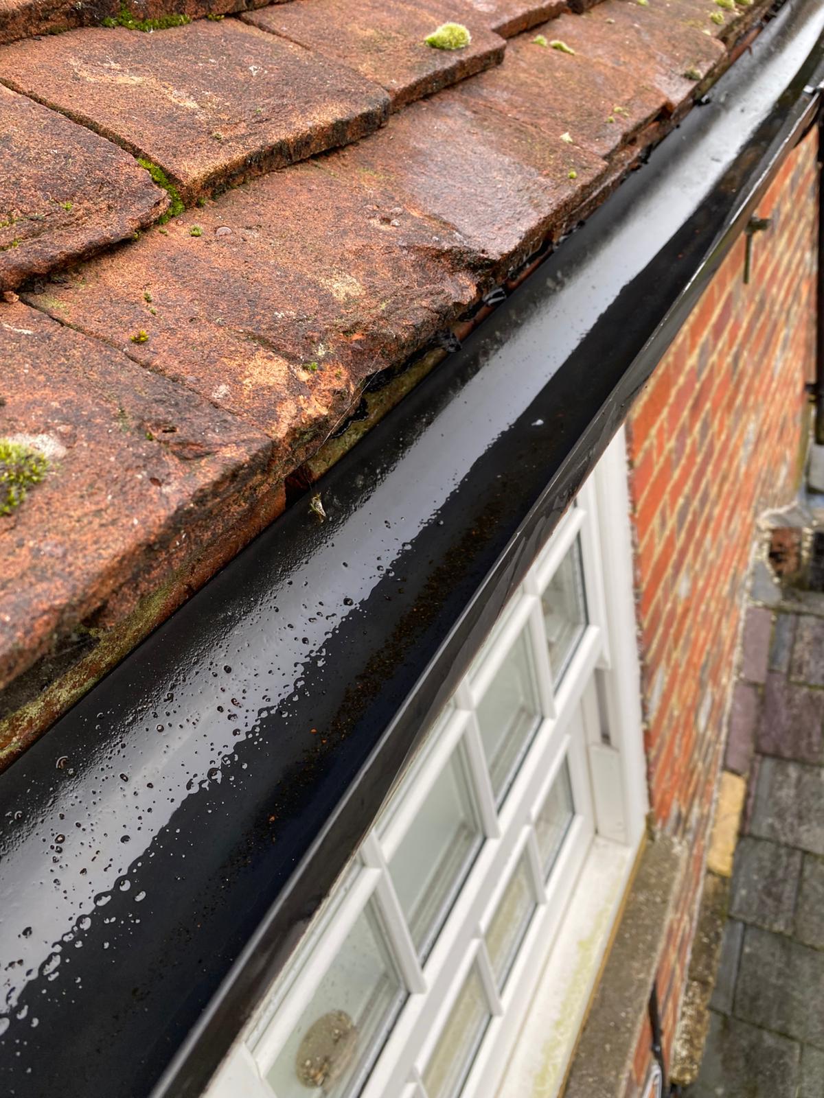 gutter cleared  - West Horsley Gutter Clearance is the solution!